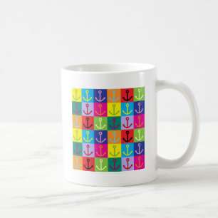 Pop Art Anchor Koffiemok