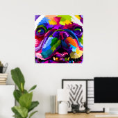 Pop-Art Animal Poster (Thuiskantoor)