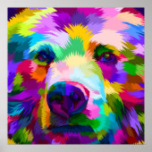 Pop-Art Animal Poster (Voorkant)