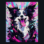 Pop Art Anime Border Collie Dog 001 - Victoria SAS Perfect Poster<br><div class="desc">[ Kunstschilderijen van hoge kwaliteit ] ● Acryl op papier ● 8, 000 ~ 10, 000pixel ● 500dpi 【Victoria Sasuke】 Illustrator die houdt van Japanse anime en Kawaii honden. Ze tekent vrolijke en expressieve honden in een kleurrijke en POP stijl. Deze schilderijen vrolijken je dagelijks leven op.</div>
