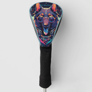 Pop Art Anime Duitse herdershond 003 - Victoria S Golfheadcover