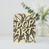POP ART Antieke Pret Retro Stripboek Briefkaart (Staand voorkant)