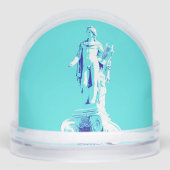 Pop Art Apollo Greek Statue – Bold Classical  Sneeuwbol (Voorkant)