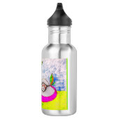 Pop Art Appels 24 oz Aluminium Waterfles (Rechts)