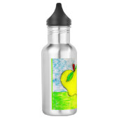 Pop Art Appels 24 oz Aluminium Waterfles (Links)