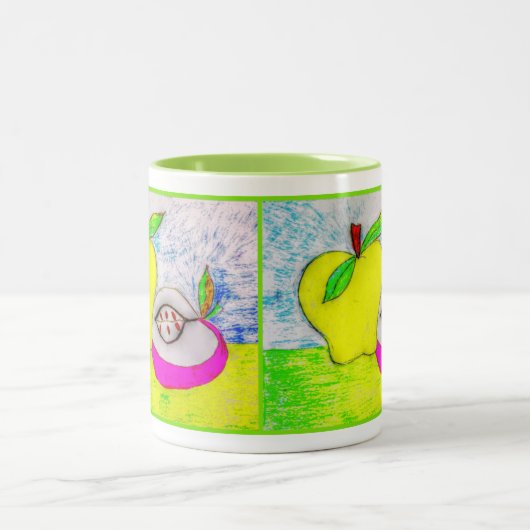 Pop Art Appels Drank Mok (Center)