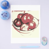 Pop Art Appels Flyer (Enkel)