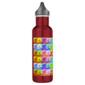 Pop Art Apple Pexagon Waterfles Waterfles (Links)