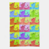 Pop Art Apple Theedoek (Verticaal)