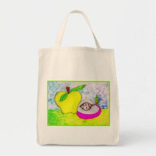 Pop Art Apples Canvas Tas