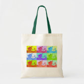 Pop Art Apples Canvas Tas (Voorkant)