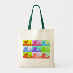 Pop Art Apples Canvas Tas