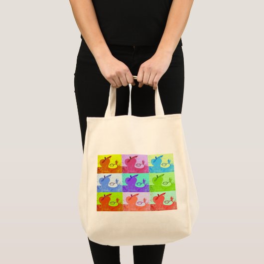 Pop Art Apples Canvas Tas (Voorkant (product))