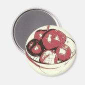 Pop Art Apples Magneet (Voorkant / Achterkant)