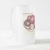 Pop Art Apples Matglas Bierpul (Voorkant links)