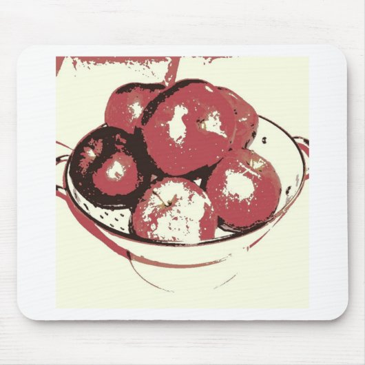 Pop Art Apples Muismat (Voorkant)