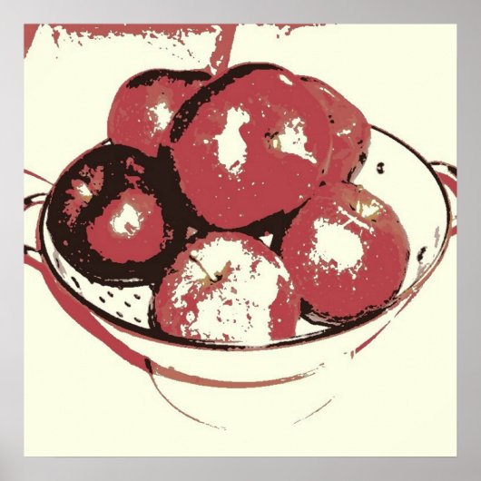 Pop Art Apples Poster (Voorkant)