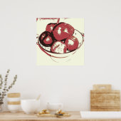 Pop Art Apples Poster (Keuken)
