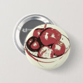 Pop Art Apples Ronde Button 5,7 Cm (Voorkant /achterkant)