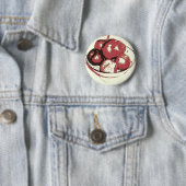 Pop Art Apples Ronde Button 5,7 Cm (In situ)
