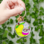 Pop Art Apples Sleutelhanger (Hand)