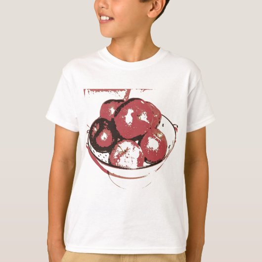 Pop Art Apples T-shirt (Voorkant)