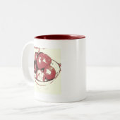 Pop Art Apples Tweekleurige Koffiemok (Voorkant links)