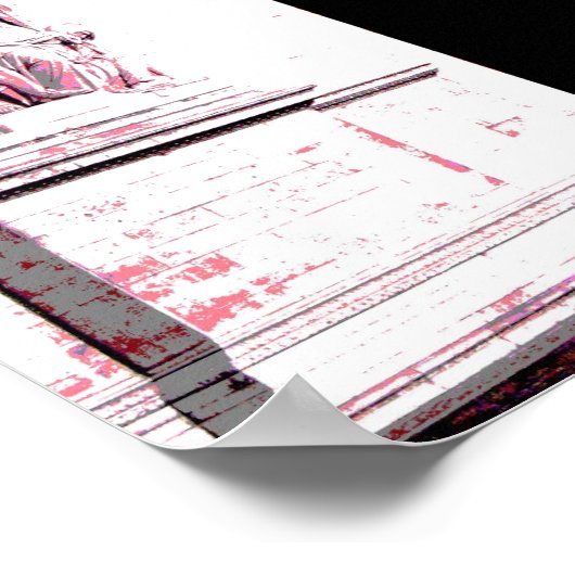 Pop Art Arc de Triomphe Poster (Hoek)