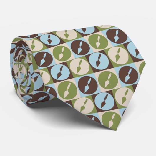 Pop Art Archeology Stropdas (Opgerold)