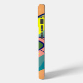 Pop Art Astronaut Driving Rocket Car Case-Mate iPhone Case (Achterkant / Links)