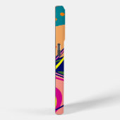 Pop Art Astronaut Driving Rocket Car Case-Mate iPhone Case (Achterkant / Rechts)