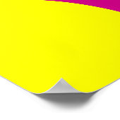 Pop Art Astronaut Driving Rocket Car Poster (Hoek)