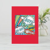 Pop Art Baby Boy Kaart (Staand voorkant)