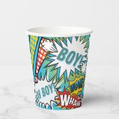 Pop Art Baby Boy Papieren Bekers (Voorkant)