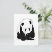 Pop Art Baby Panda Briefkaart (Staand voorkant)