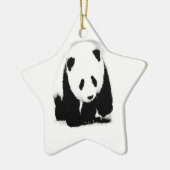 Pop Art Baby Panda Keramisch Ornament (Links)