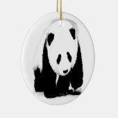 Pop Art Baby Panda Keramisch Ornament (Rechts)