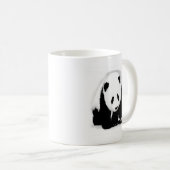 Pop Art Baby Panda Koffiemok (Voorkant rechts)