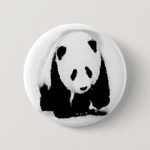 Pop Art Baby Panda Ronde Button 5,7 Cm