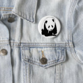Pop Art Baby Panda Ronde Button 5,7 Cm (In situ)