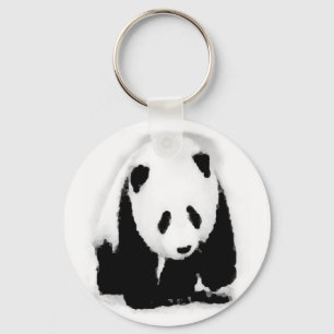 Pop Art Baby Panda Sleutelhanger