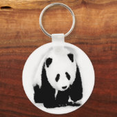 Pop Art Baby Panda Sleutelhanger (Voorkant)