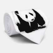 Pop Art Baby Panda Stropdas (Opgerold)