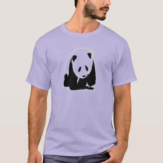 Pop Art Baby Panda T-shirt (Voorkant)