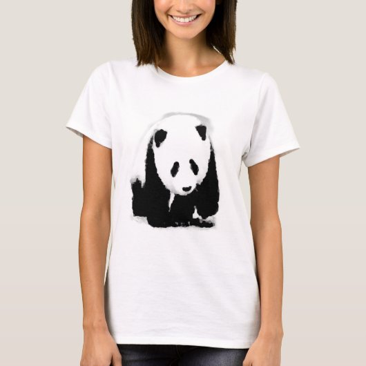 Pop Art Baby Panda T-shirt (Voorkant)