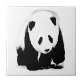 Pop Art Baby Panda Tegeltje (Voorkant)