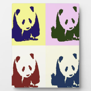 Pop Art Baby Pandas Fotoplaat