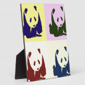 Pop Art Baby Pandas Fotoplaat (Zijkant)
