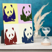 Pop Art Baby Pandas Fotoplaat (Zijkant)