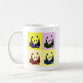 Pop Art Baby Pandas Koffiemok (Links)